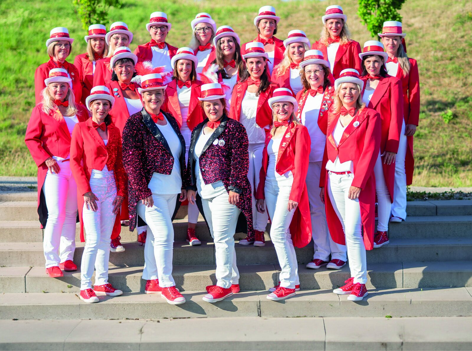 Gruppenfoto des Mädchen-Elferrats