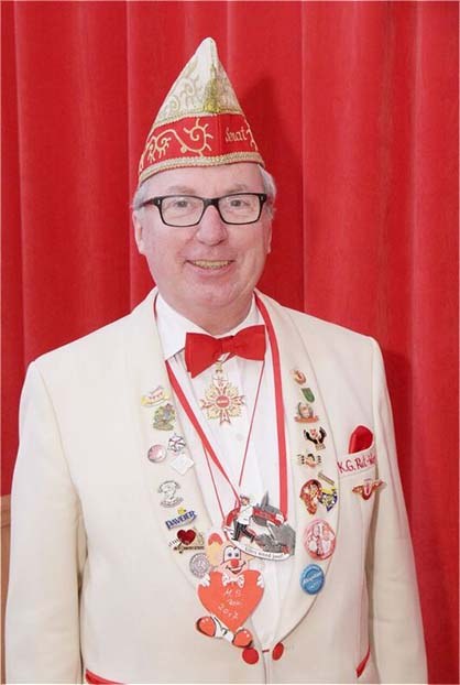 Matthias Schlömer in der Uniform der KG Rut-Wieß