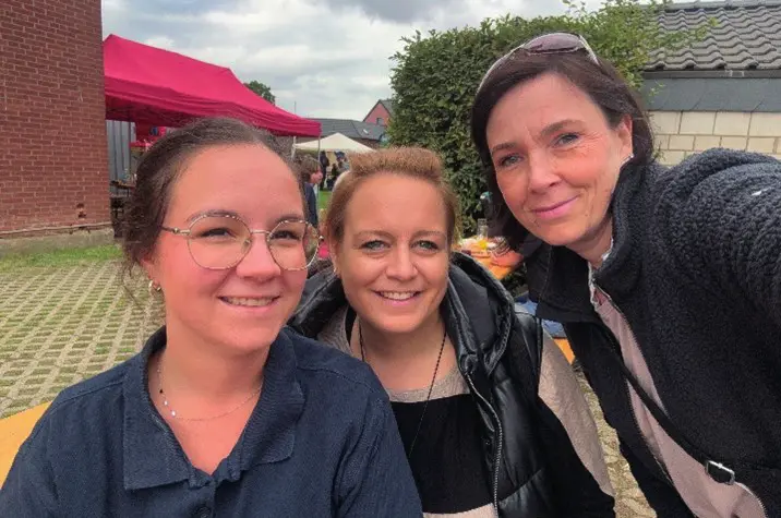 Das Trainerteam der Jillbach Stoppe: Gina Recklebe, Sabrina Schwantes und Uschi Albrecht